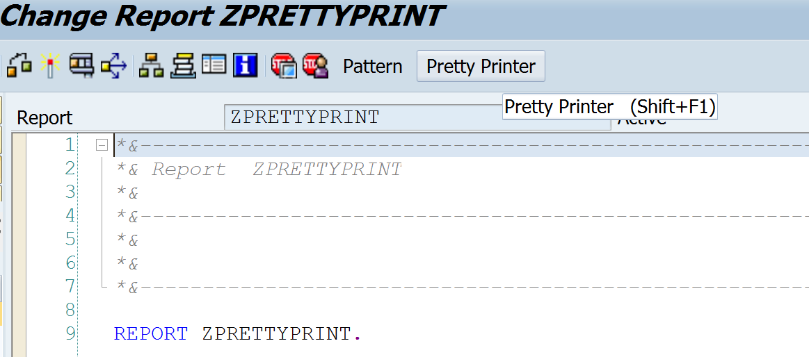 ABAP Pretty Print settings – Navigating SAP & 4Hana